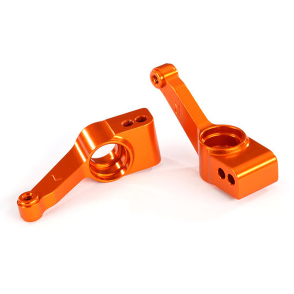 Traxxas 1952T Alum Rear Stub Axle Carriers Orange (2) : 4X4 Slash / Stampede