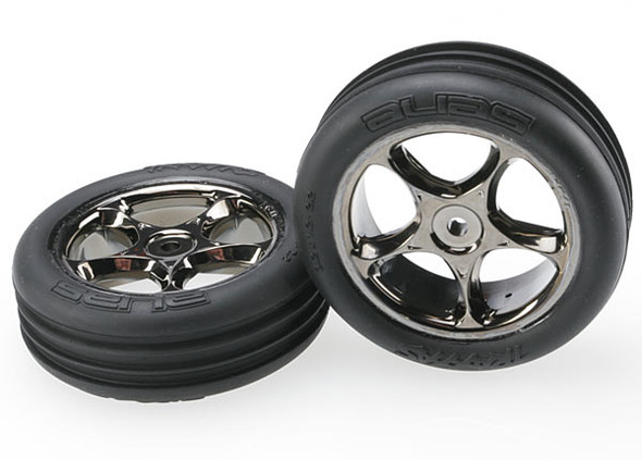 Traxxas 2471A Tires & Wheels Assembled Ribbed (2)