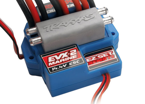 Traxxas 3020 EVX-2 Marine ESC 16.8V FWD/REV Programmable Electronic Speed Control