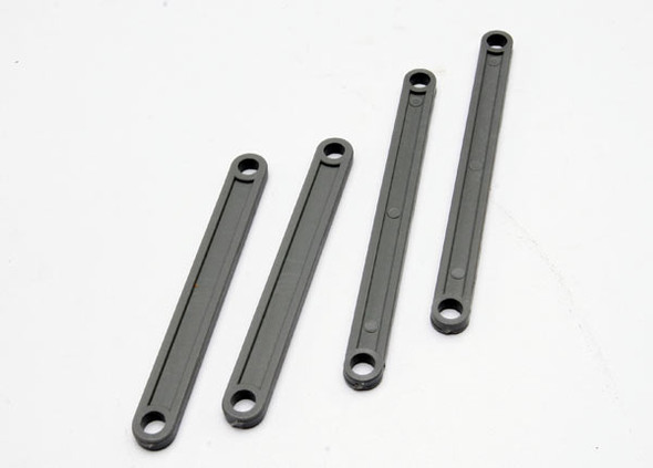 Traxxas 3641A Camber Link Set Plastic Non-Adj FR/RE Gray (4)
