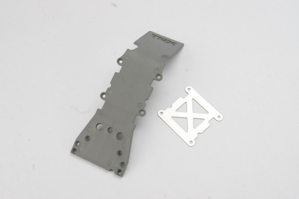 Traxxas 4937A Skid Plate Front Plastic Gray