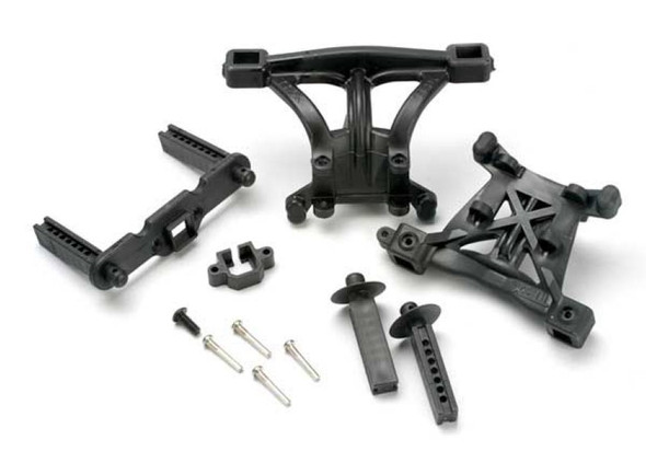 Traxxas 5314 Fr/Re Body Mnts w/Posts & Pins Revo