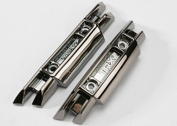 Traxxas 5335X Bumpers Front & Rear Black Chrome Revo
