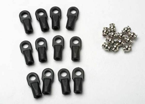 Traxxas 5347 Rod Ends w/Hollow Balls Lrg Revo (12)