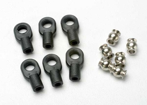 Traxxas 5349 Rod Ends w/Hollow Balls Small Revo (6)