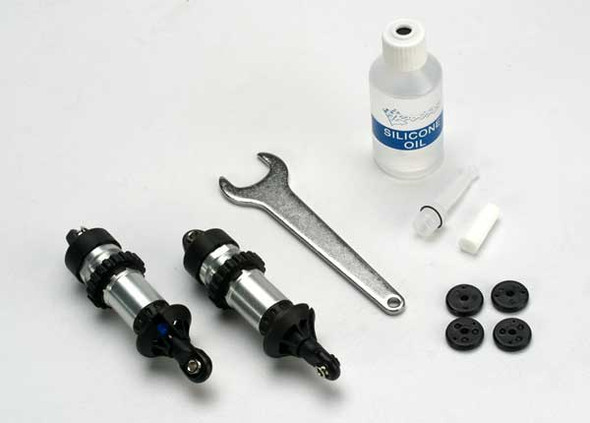 Traxxas 5460 Shocks GTR Assembled w/o Springs Revo (2)