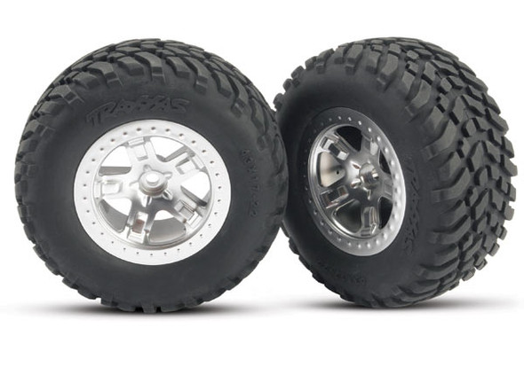 Traxxas 5873 Tires/Wheels Assmbld Re Slash (2)