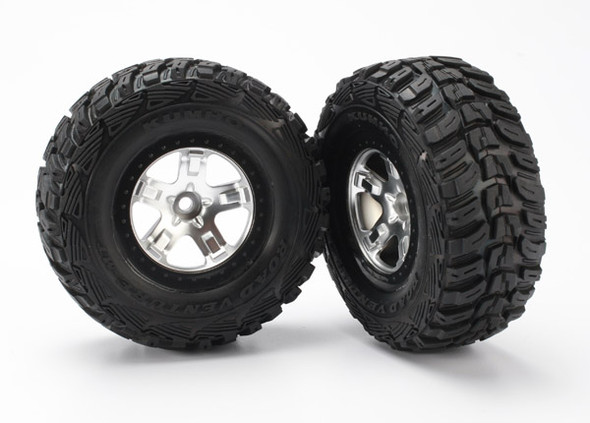 Traxxas 5881 Kumho Tires/SCT Wheels 2WD Front (2)