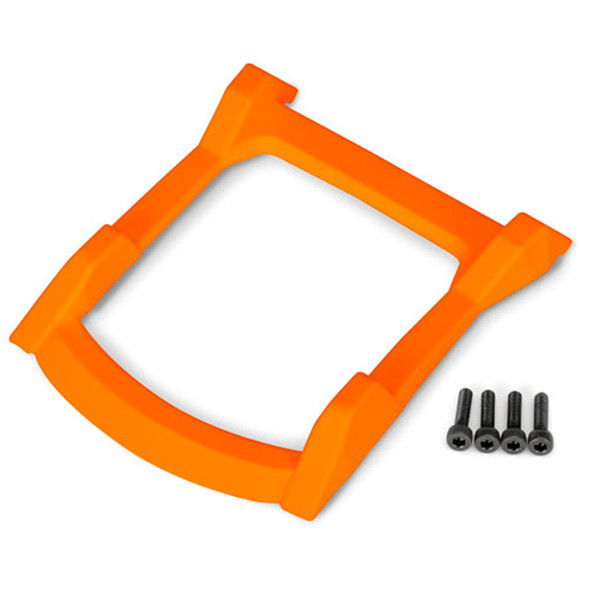 Traxxas 6728T Body Roof Skid Plate Orange w/ 3x12mm Screws (4) : Rustler 4x4 VXL