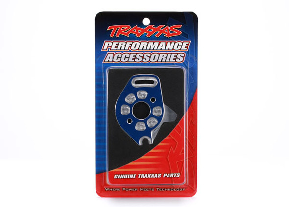 Traxxas 6890X Aluminum Motor Plate Blue