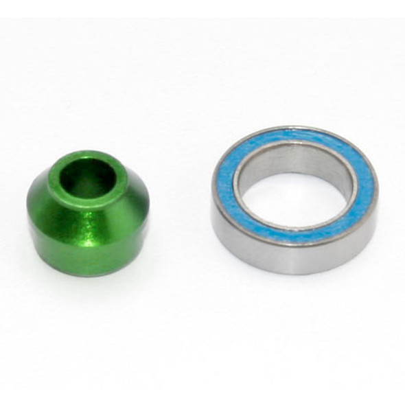 Traxxas 6893G Green Aluminum Bearing Adapter : 4x4 Rustler/Slash & Stampede