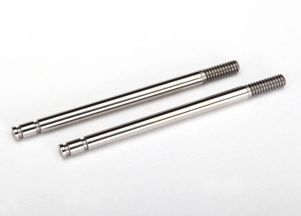 Traxxas LaTrax 7663 Steel Shock Shafts Chrome Finish (2)  : LaTrax SST / Teton