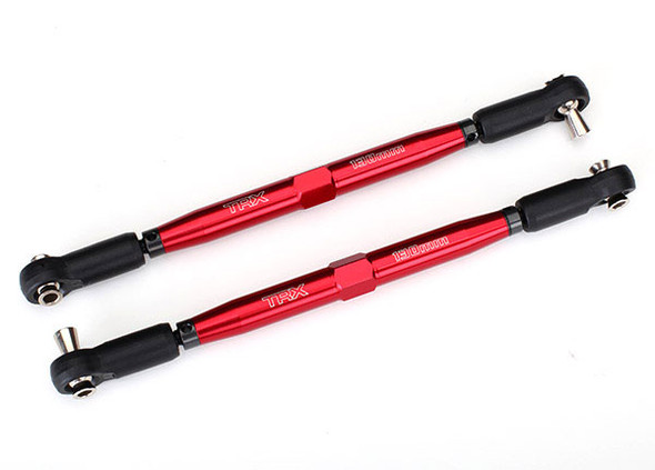 Traxxas 7748R Red Aluminum Toe Link Set (2) : X-Maxx