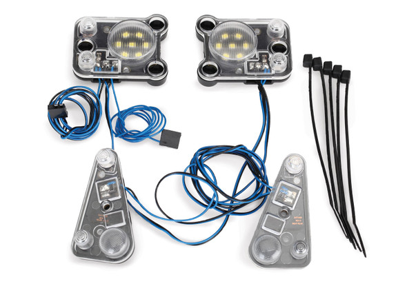 Traxxas 8027 LED headlight/tail light kit : TRX4 (fits #8011 body, requires #8028 power supply)