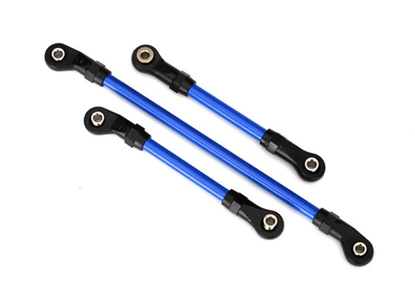 Traxxas 8146X Steering Link 5x117mm Draglink Panhard Link Assembled Blue : TRX-4