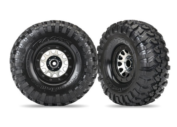 Traxxas 8172 Assembled Canyon Trail 2.2/Method 105 Tires/Wheels R/L (2) : TRX-4