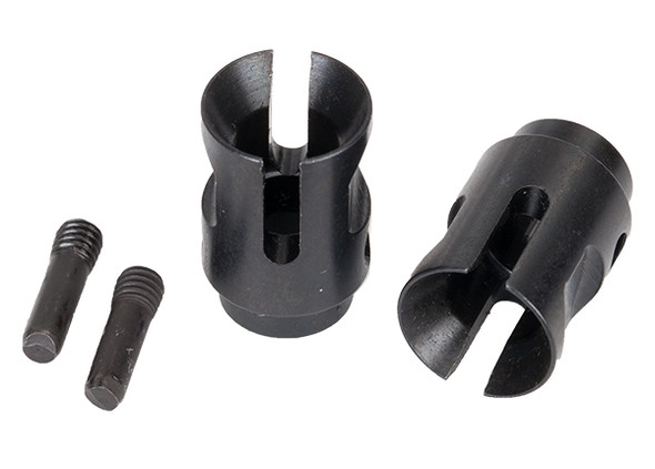 Traxxas 8353X Drive cups inner (2) steel constant-velocity driveshafts / screw pins (2)