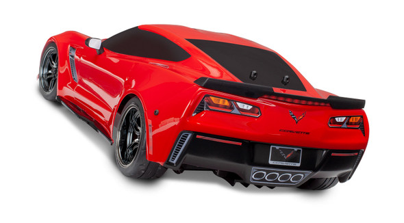 Traxxas 8386R Chevrolet Corvette Z06 Red Painted Body Decals Applied : 4-Tec / Ford GT