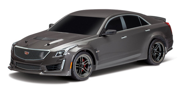 Traxxas 8391X Silver Cadillac CTS-V Body Painted Decals Applied : 4-Tec 2.0