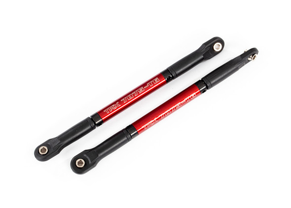 Traxxas 8619R Heavy Duty Aluminum Push Rods (2) Red w/ Rod Ends : E-Revo VXL