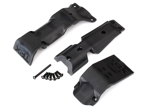 Traxxas 8637 Front / Rear Skid Plate Set : E-Revo VXL Brushless