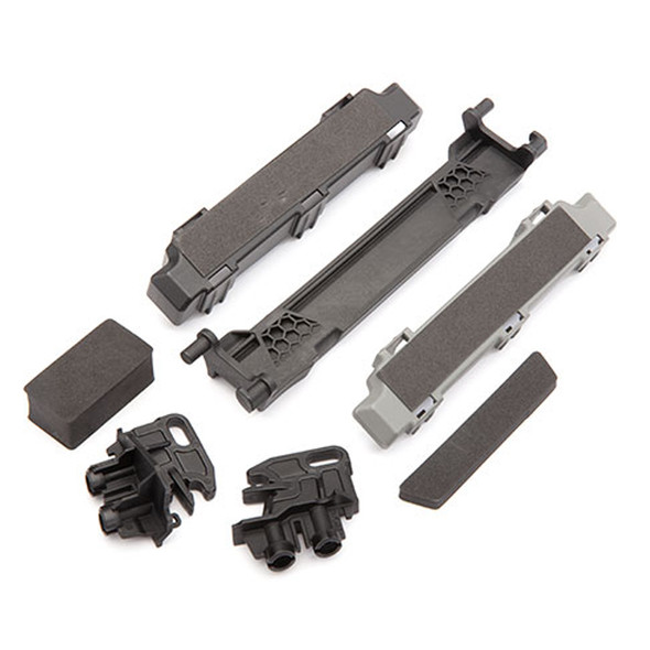 Traxxas 8919 Battery Hold-down/ Mounts F& R/ Battery Compartment Spacers : Maxx