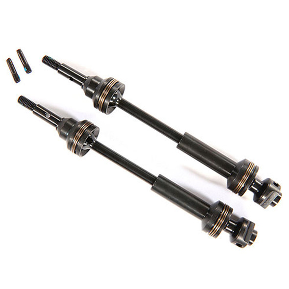 Traxxas 9051X Front Steel Constant Velocity Driveshaft (2) : Hoss / Rustler / Slash / Stampede