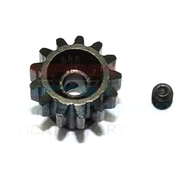 GPM Racing Steel 13T Pinion Gear (2Pcs) Set Black : TRX-4 / TRX-6