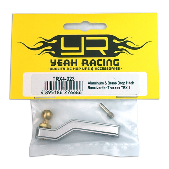 Yeah Racing TRX4-023 Aluminum & Brass Drop Hitch Receiver: Traxxas TRX-4