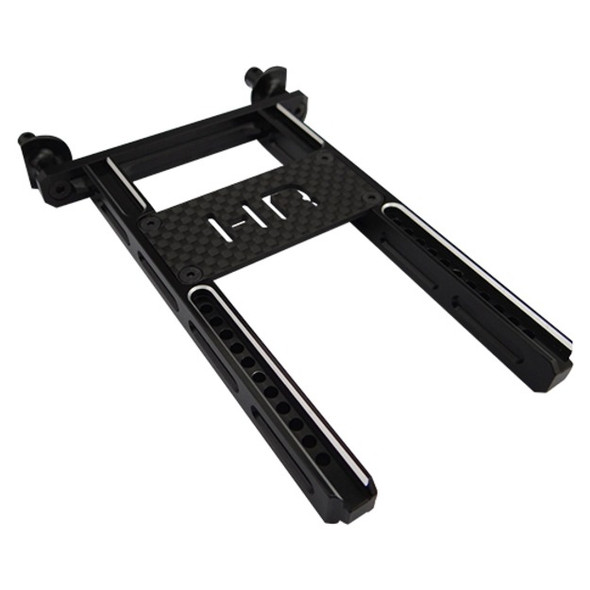 Hot Racing Aluminum Rear Body Mount w/ Graphite Brace : TRX-4