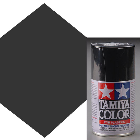 Tamiya TS-40 Metallic Black Lacquer Spray Paint 3 oz