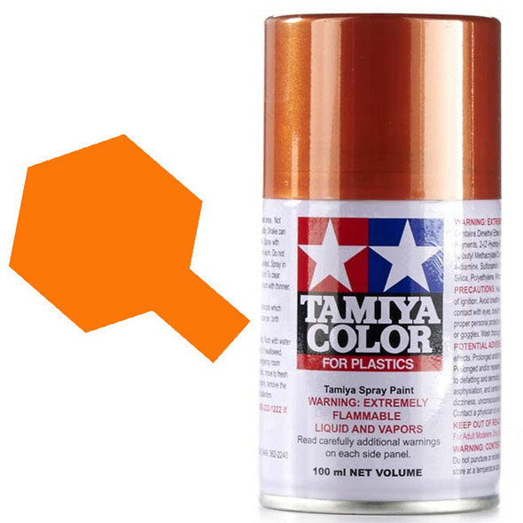 Tamiya TS-92 Metallic Orange Spray Paint Can Lacquer Plastic 3oz (100ml)