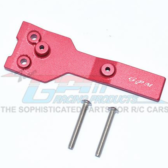 GPM Racing Aluminum Rear Chassis Link Protector (3Pcs) Set Red : Maxx