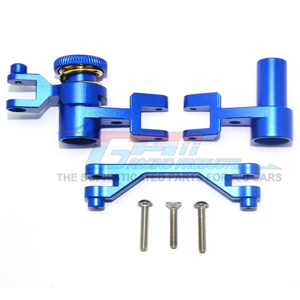 GPM Racing Aluminum Steering Assembly Blue : Unlimited Desert Racer