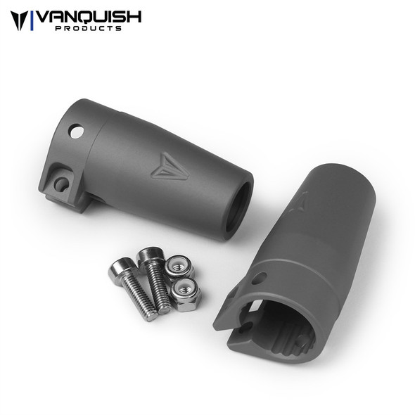 Vanquish VPS07672 Grey Anodized Clamping Lockouts for Axial Wraith / Yeti