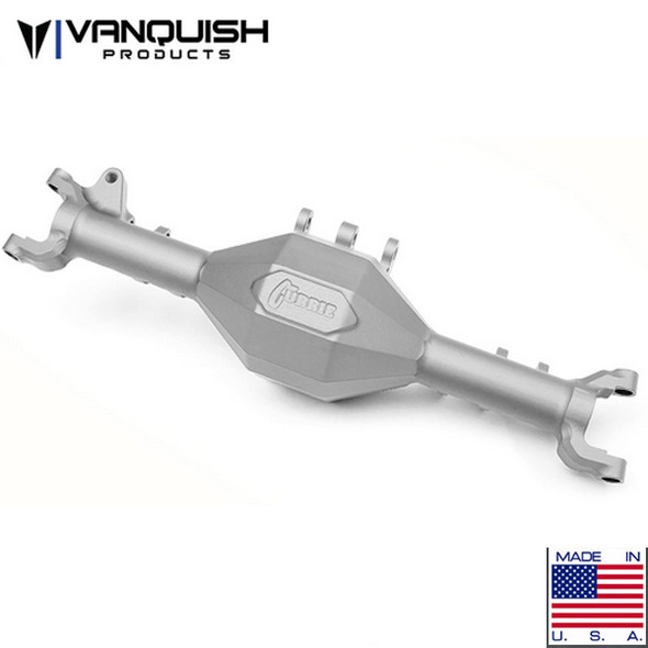 Vanquish VPS07854 Currie F9 Front Axle Grey Anodized : Axial SCX10