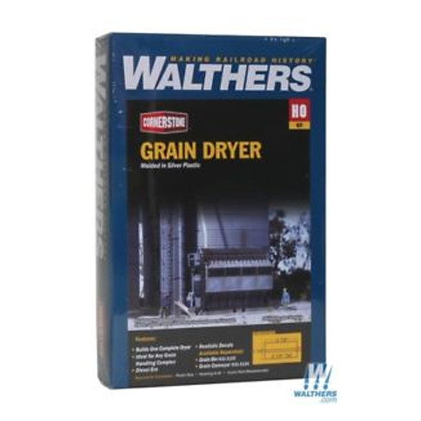 Walthers 933-3128 Grain Dryer Kit : HO Scale