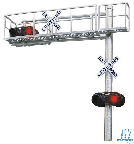 Walthers 949-4331 Modern Cantilever Grade Crossing Signal Single-Lane HO Scale