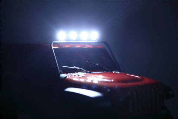 GPM R/C Scale Accessories Roof Spotlight Black : SCX10 II / III / TRX-4 / 6