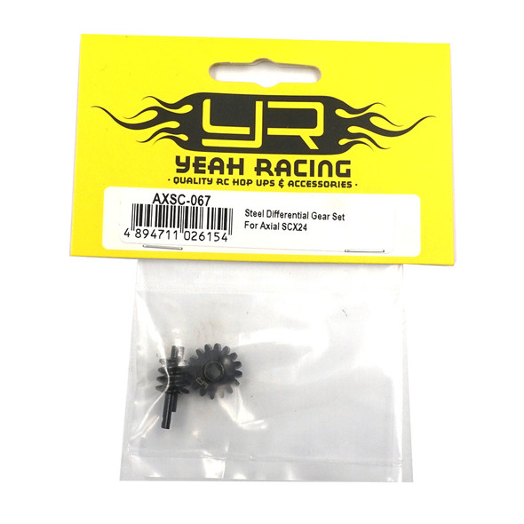 Yeah Racing AXSC-067 Steel Differential Gear Set : Axial SCX24