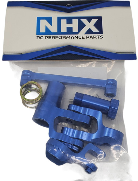 NHX Aluminum Steering Bellcrank Set - Blue for Traxxas 1/10 MAXX