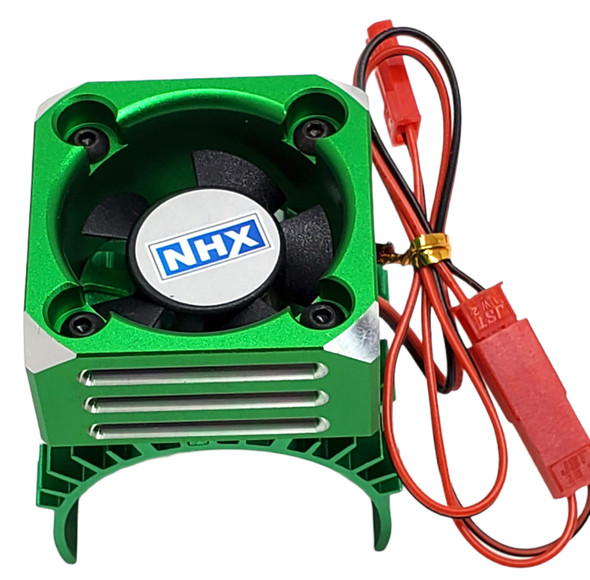 NHX 30mm Alum Case Cyclone Cooling Turbo 1/10 Motor Fan Metallic green