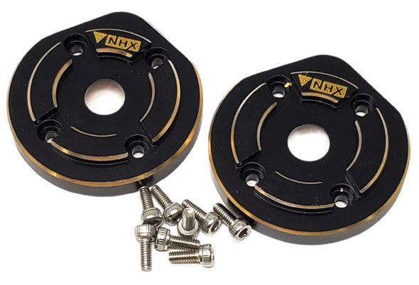 NHX Brass Outer Portal Housing : Axial Capra1.9 UTB / SCX10 III