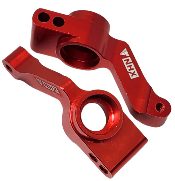 NHX Aluminum Rear Stub Axle Carriers : Slash 4x4 Stampede 4x4 Red