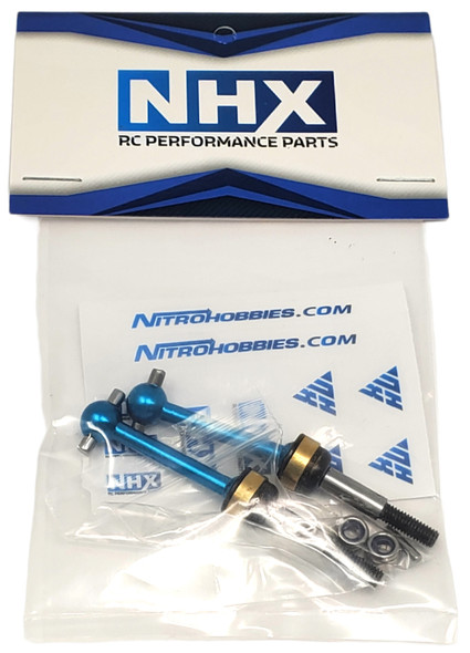 NHX CVD / Aluminum Universal Shaft Blue: Tamiya TT01 / TT01E / TT02