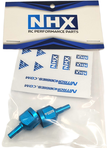 NHX Aluminum Drive Shaft Blue: Tamiya TT01/ TT01E