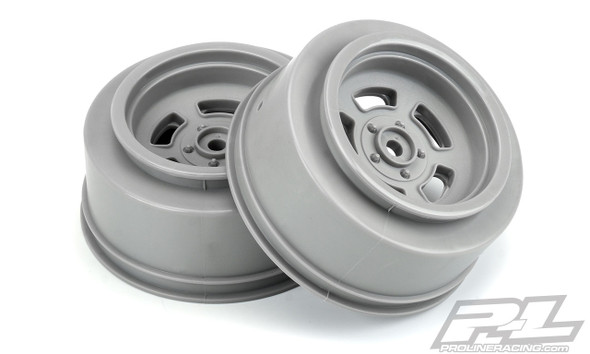 Pro-Line 2793-05 Slot Mag Drag Spec 2.2"/3.0'' Stone Gray Wheels (2) : Slash 2WD