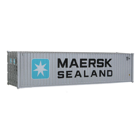 Walthers 40' Hi Cube Corrugated Side Container - Maersk-Sealand  HO Scale