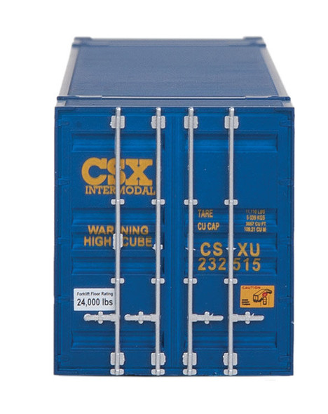 Walthers 53' Singamas Corrugated Side Container - CSX Transportation HO Scale