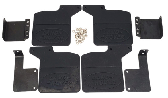 NHX Rubber Mud Flap Fender Set Black 4pcs/set : TRX-4 Land Rover